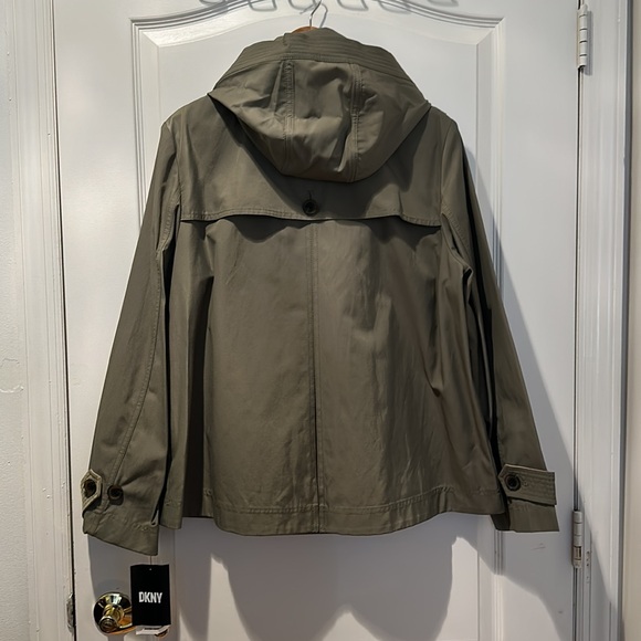 DKNY brand new with tags Spring/Fall jacket. Can be used as a rain jacket. - Picture 3 of 4